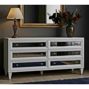 297191 - Concerto : Tủ 6 Ngăn Kéo Kết Hợp Kính - Ngang 1m83